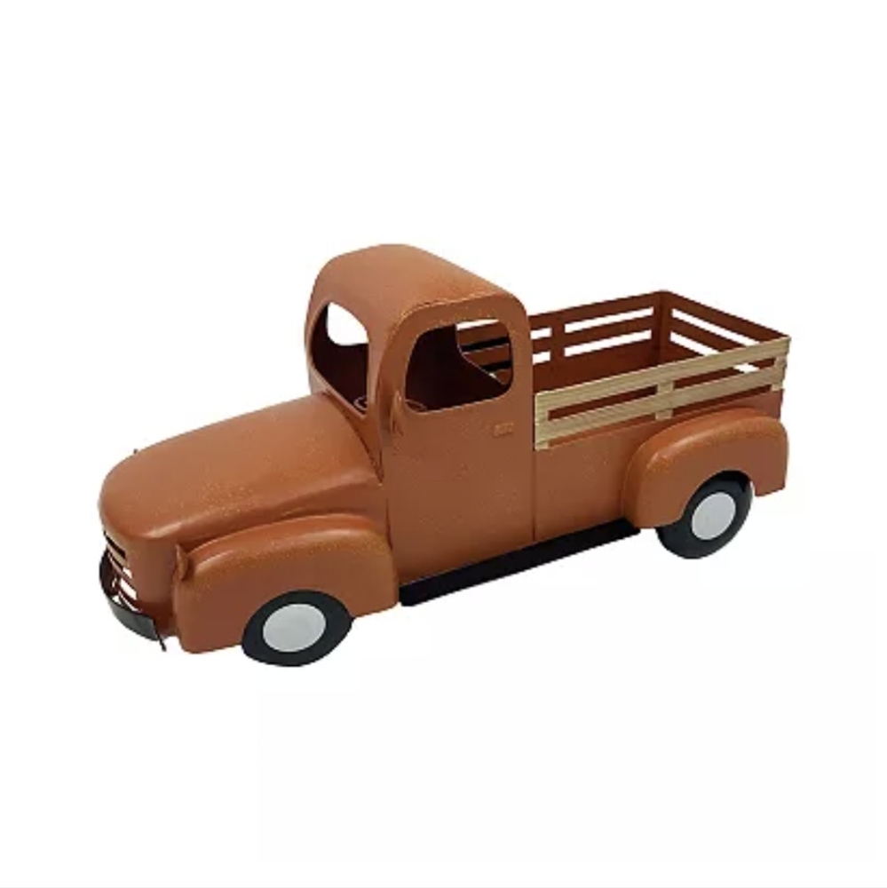 Rustic Pickup Truck XL Metal Planter & Table Decor BNWT SO RETIRED